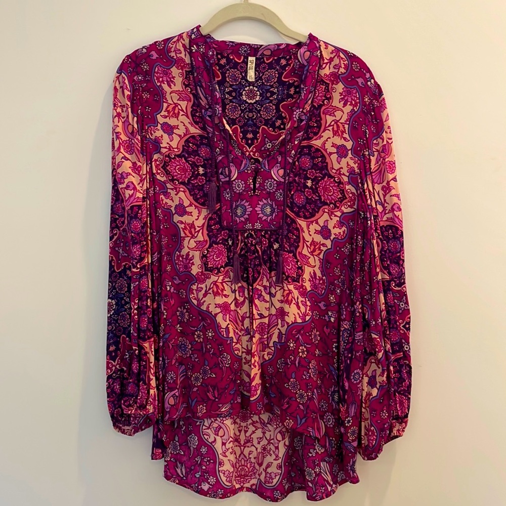 Spell Designs XS Tunic flowing Bohemian Top!